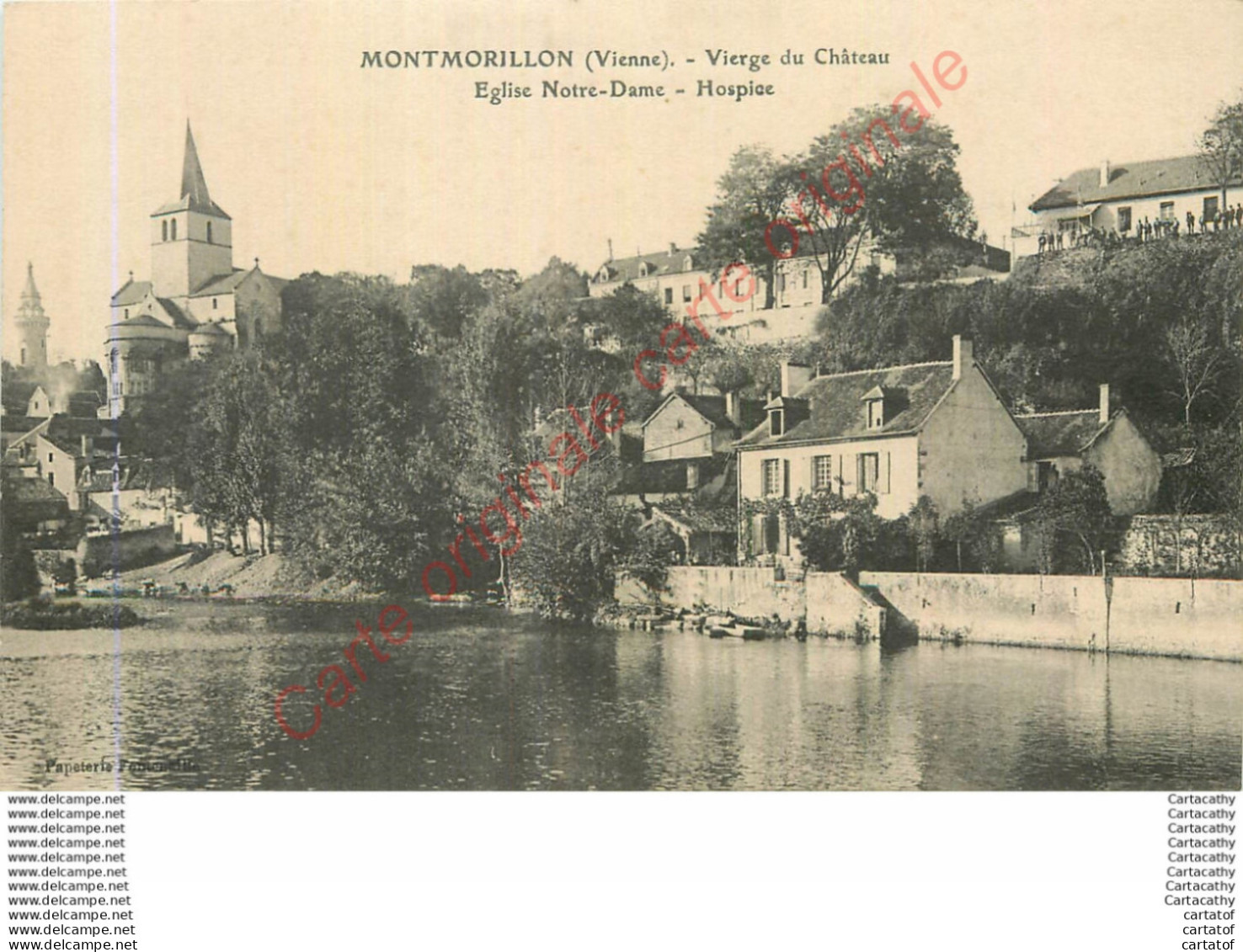86.  MONTMORILLON . Vierge Du Château . Eglise . Hospice . - Montmorillon
