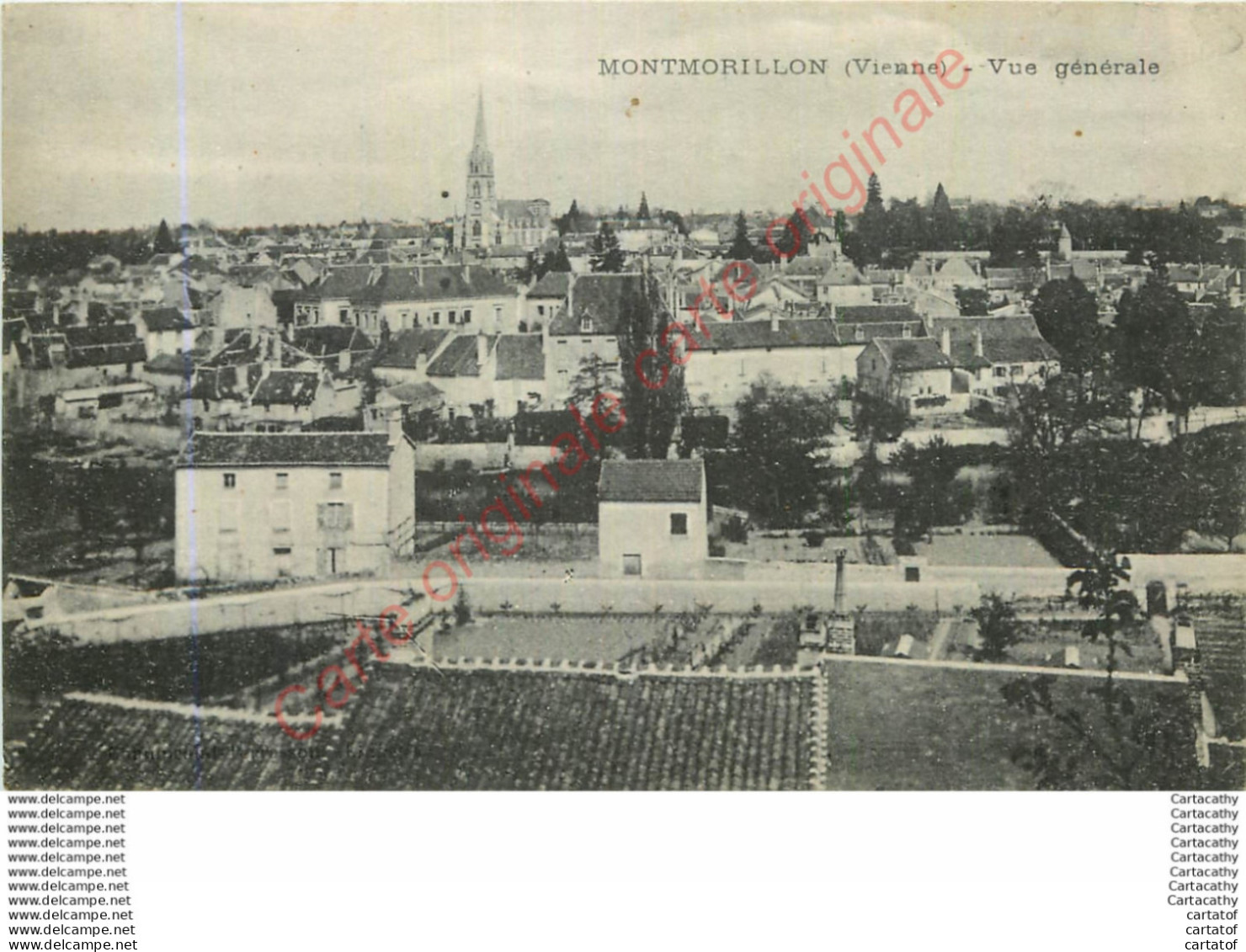 86.  MONTMORILLON . Vue Générale . - Montmorillon