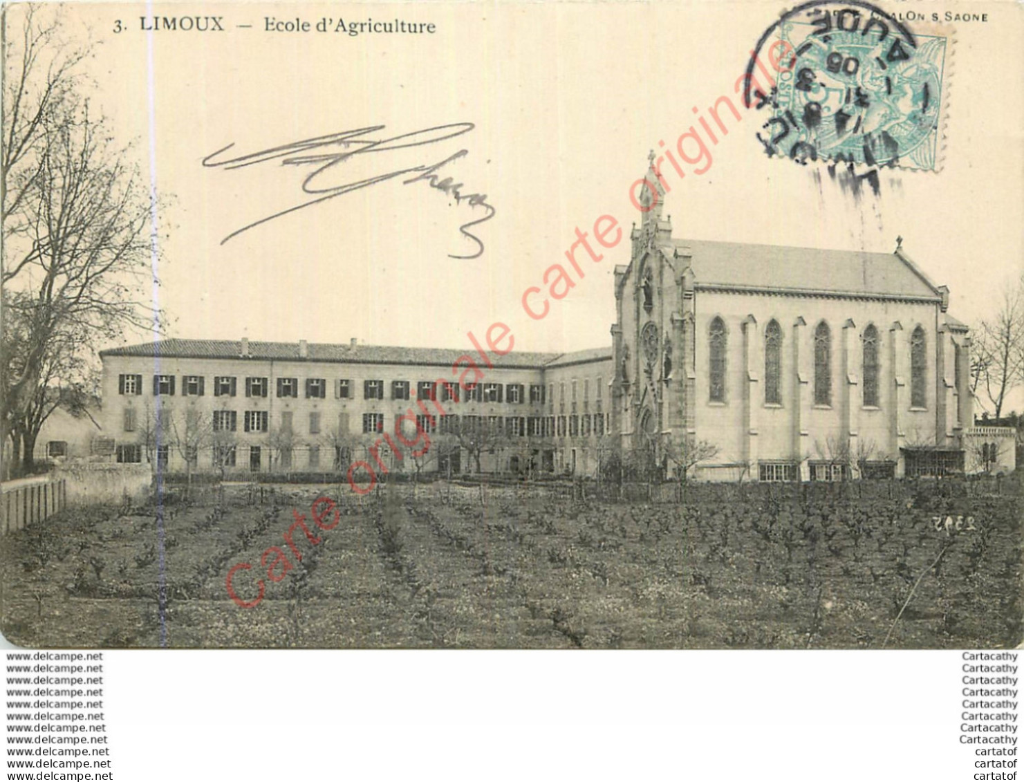 11.  LIMOUX .  Ecole D'Agriculture . - Limoux