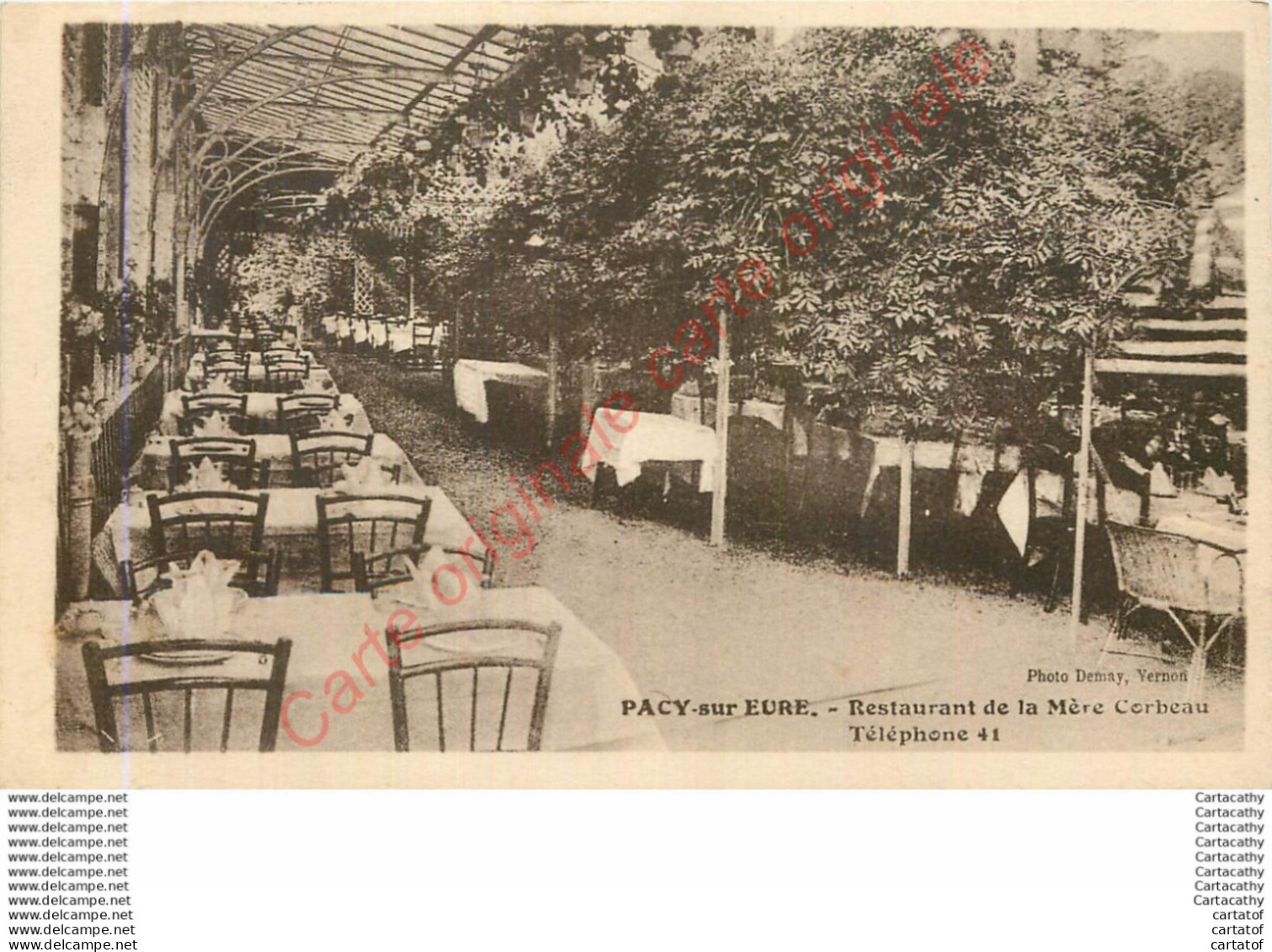 27.  PACY SUR EURE .  Restaurant De La Mère Corbeau . - Pacy-sur-Eure