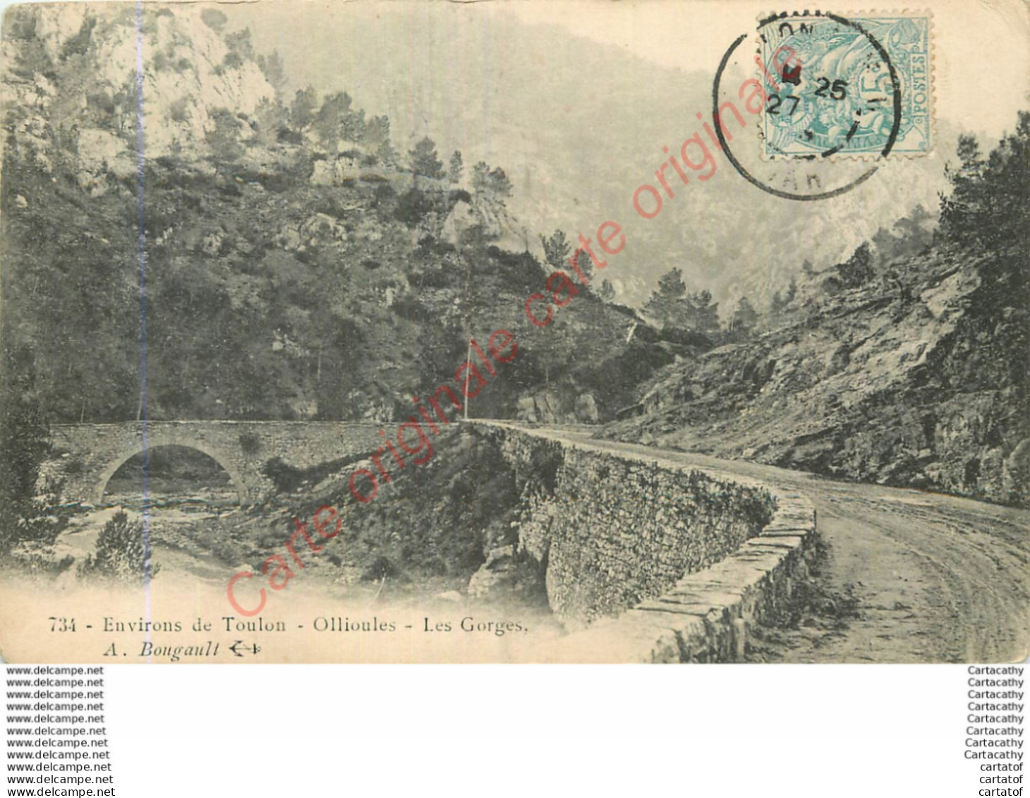83.  OLLIOULES . Les Gorges . - Ollioules