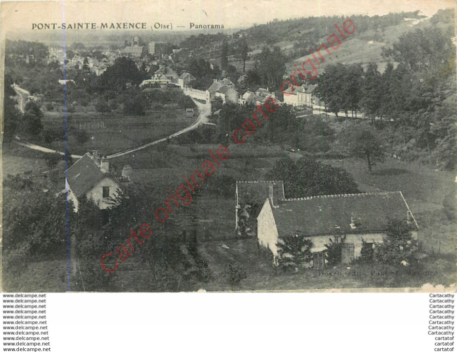 60.  PONT SAINTE MAXENCE .  Panorama . - Pont Sainte Maxence