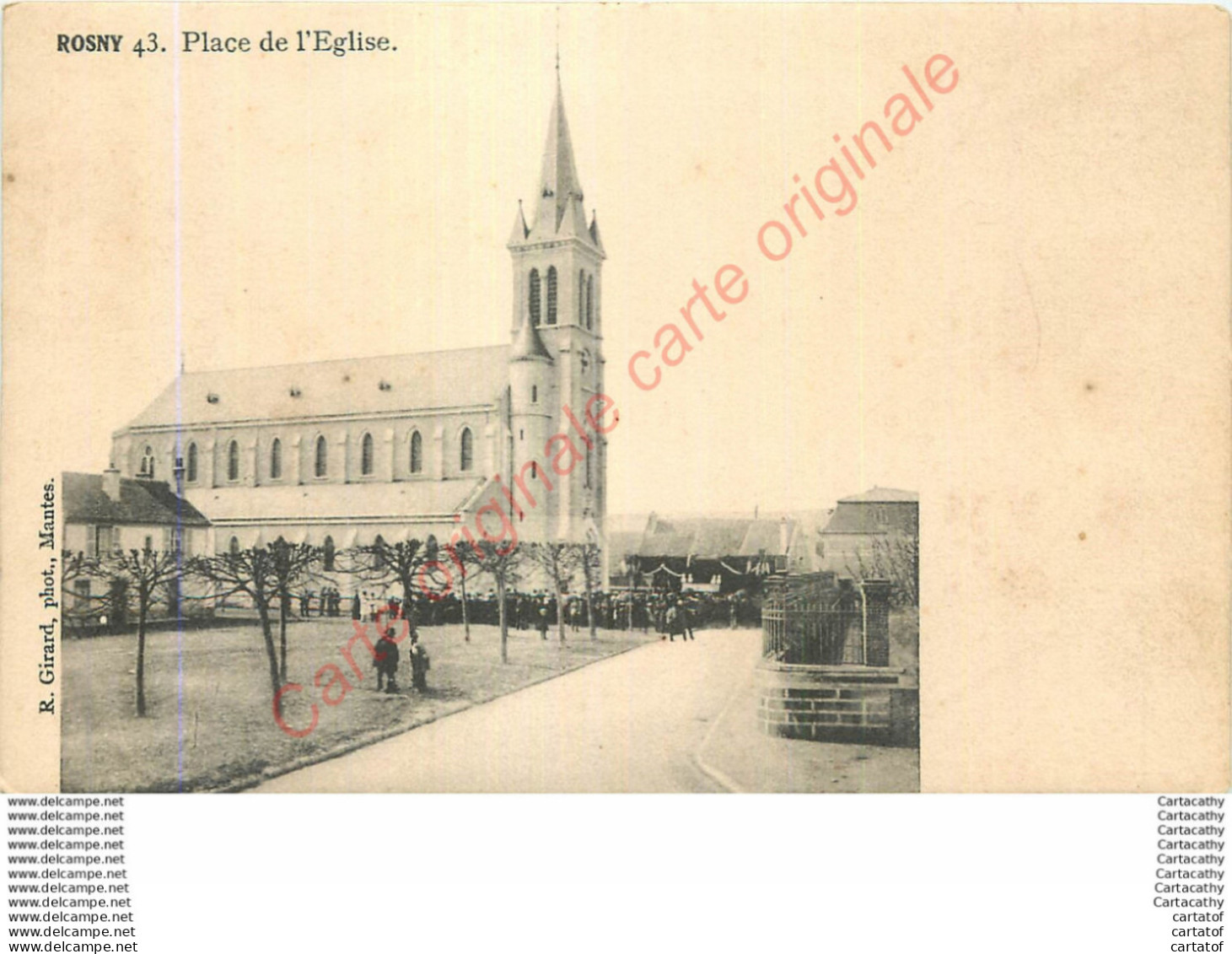 ROSNY . Place De L'Eglise . - Rosny Sous Bois