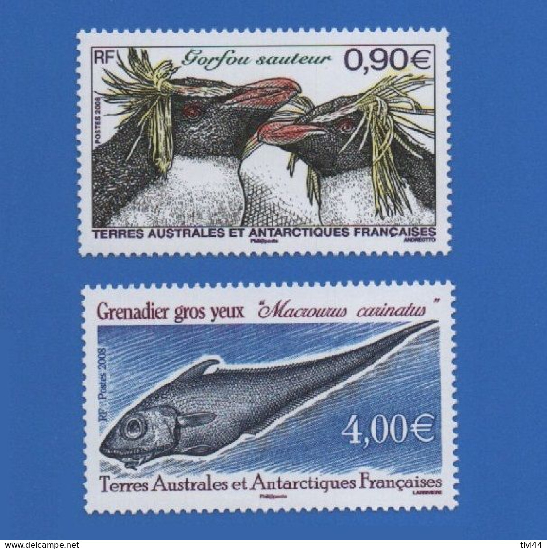 TAAF 502 + 505 NEUFS ** FAUNE - Unused Stamps