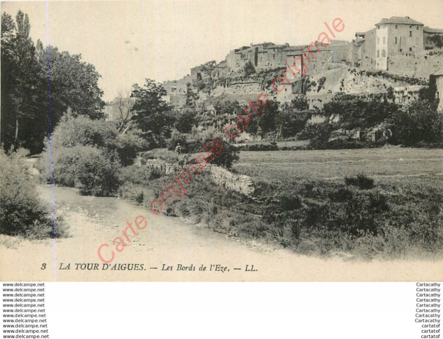 83.   LA TOUR D'AIGUES .  Les Bords De L'Eze . - La Tour D'Aigues