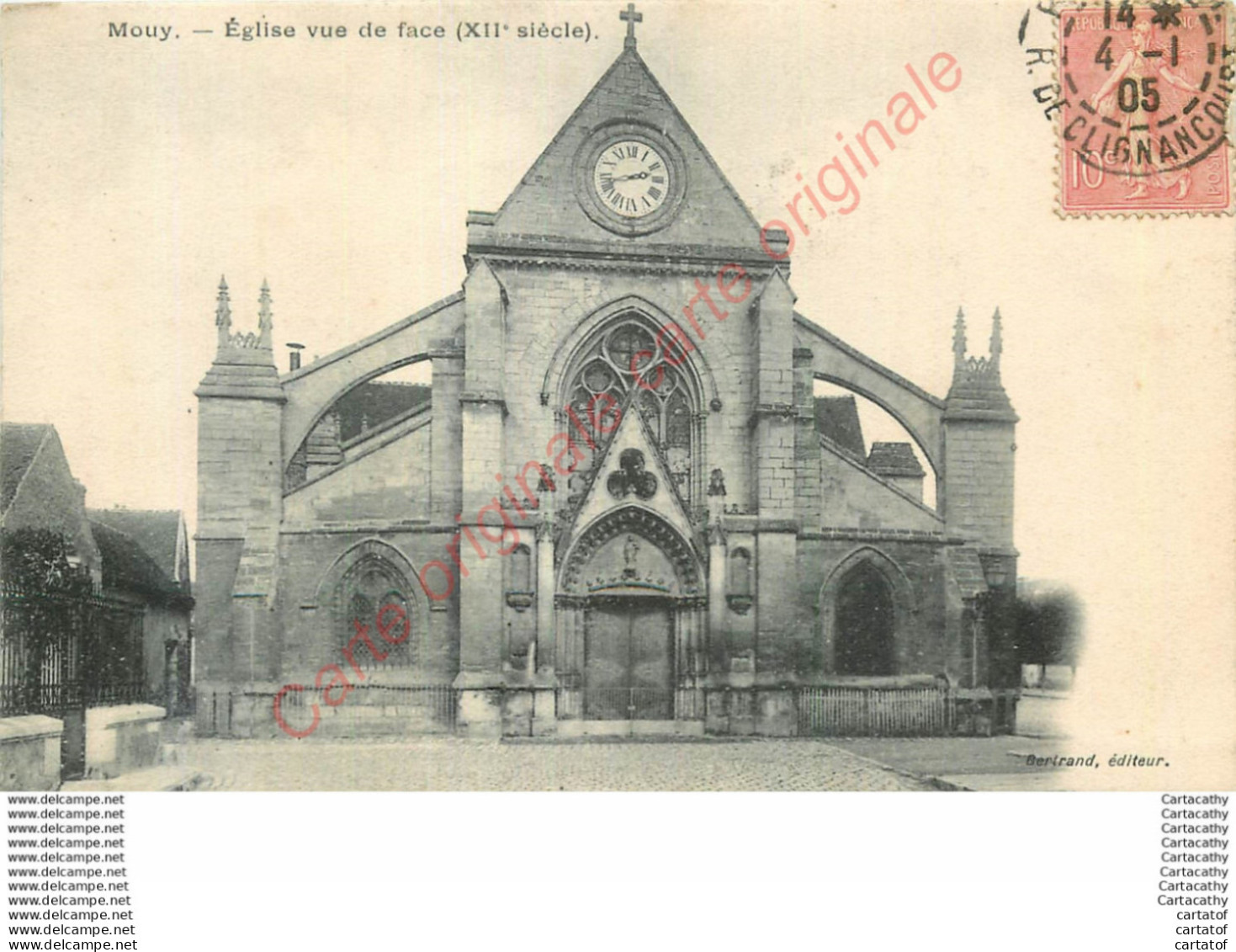 60.  MOUY .  Eglise Vue De Face . - Mouy