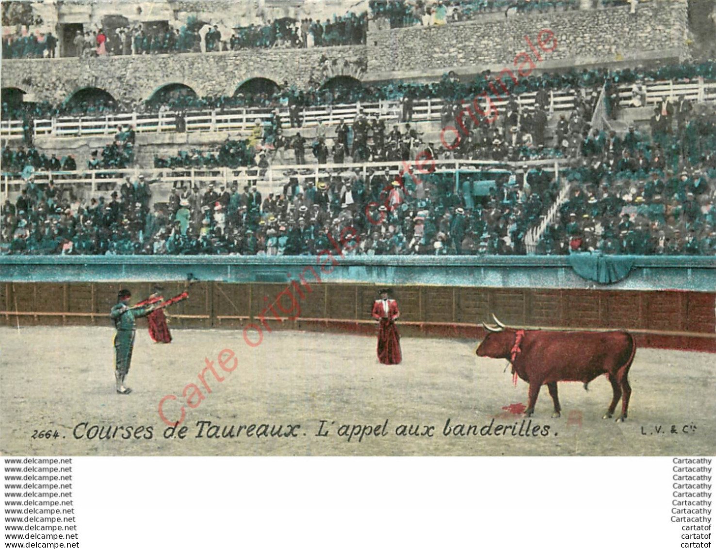 Courses De Taureaux .  L'appel Aux Banderilles ;  CORRIDA . - Corridas