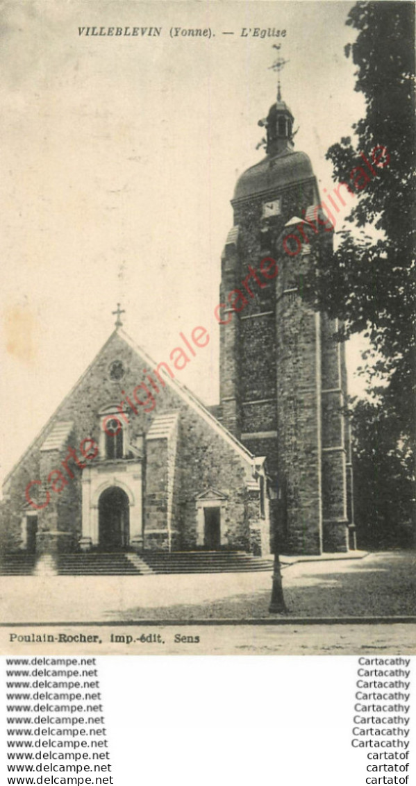 89.  VILLEBLEVIN .  L'Eglise . - Villeblevin