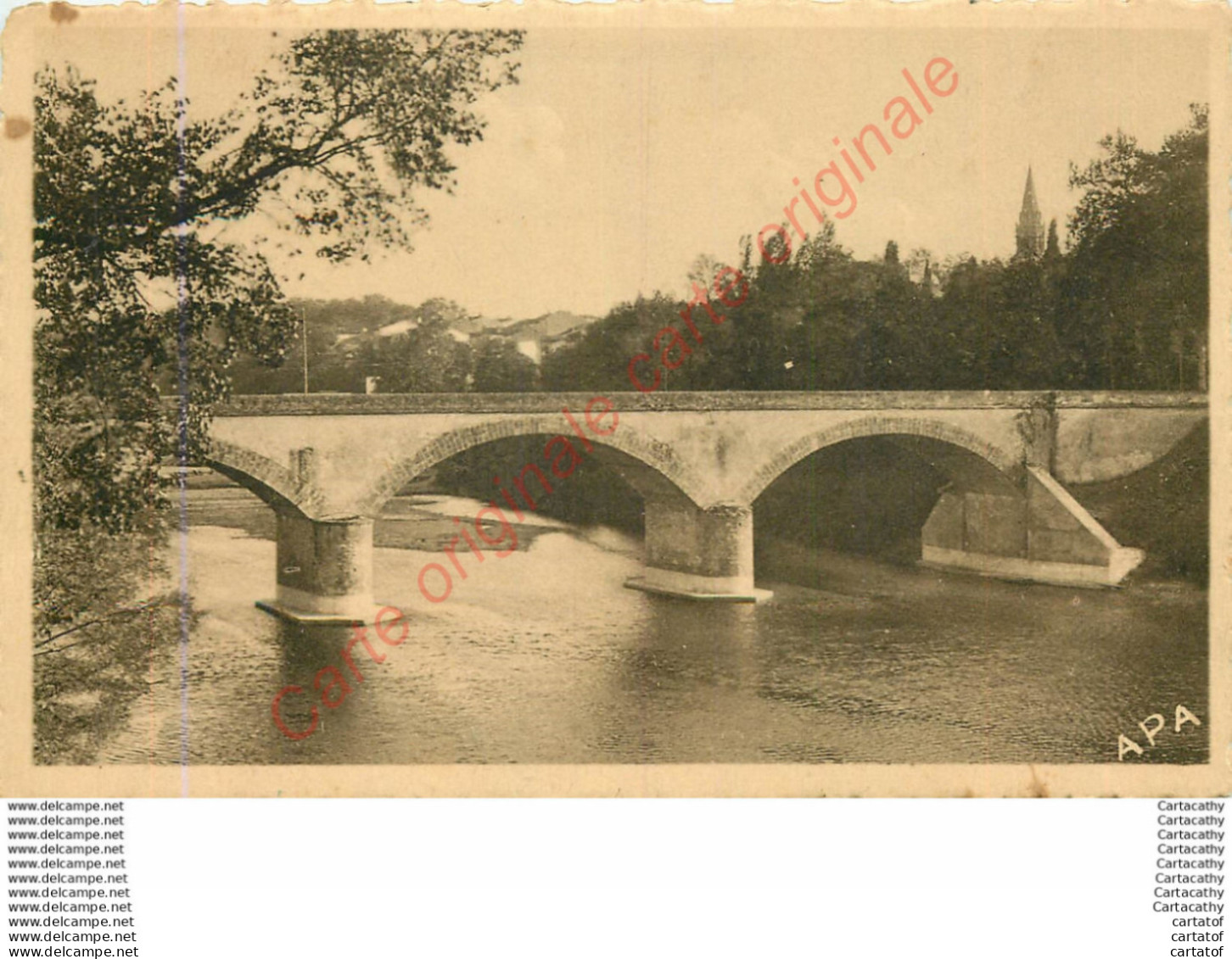 81.  SAINT PAUL CAP DE JOUX .  Le Pont Sur L'Agout . - Saint Paul Cap De Joux