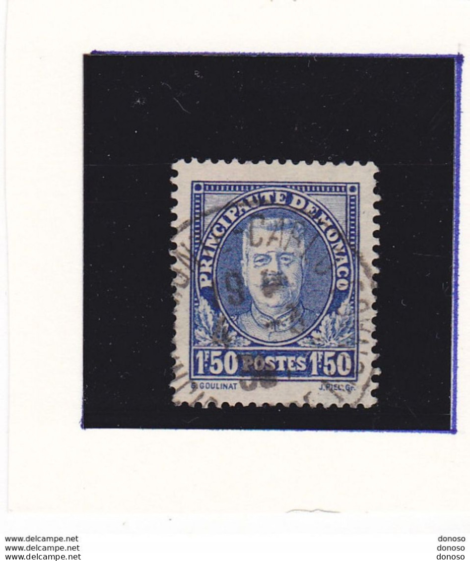 MONACO 1933 LOUIS II Yvert  118 Oblitérés Cote : 13 Euros - Used Stamps