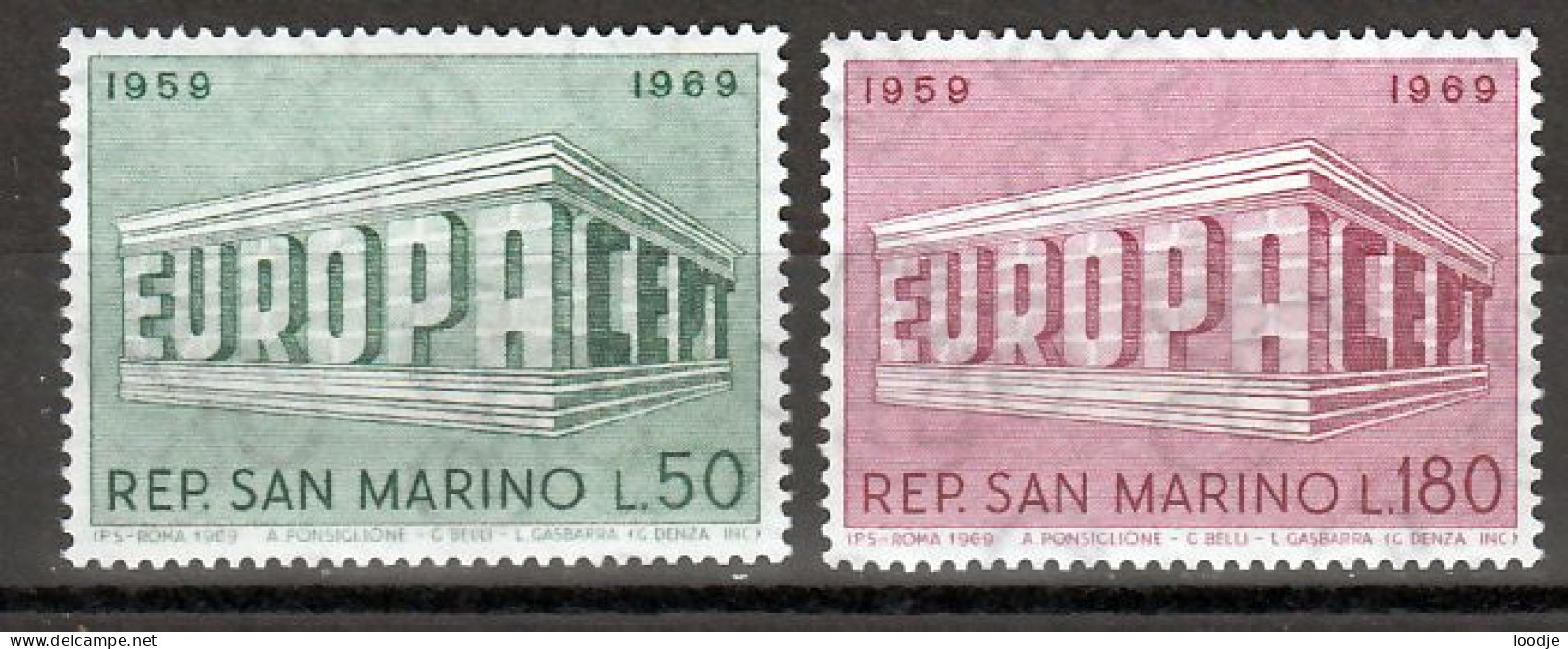 San Marino   Europa Cept 1969 Postfris - 1969