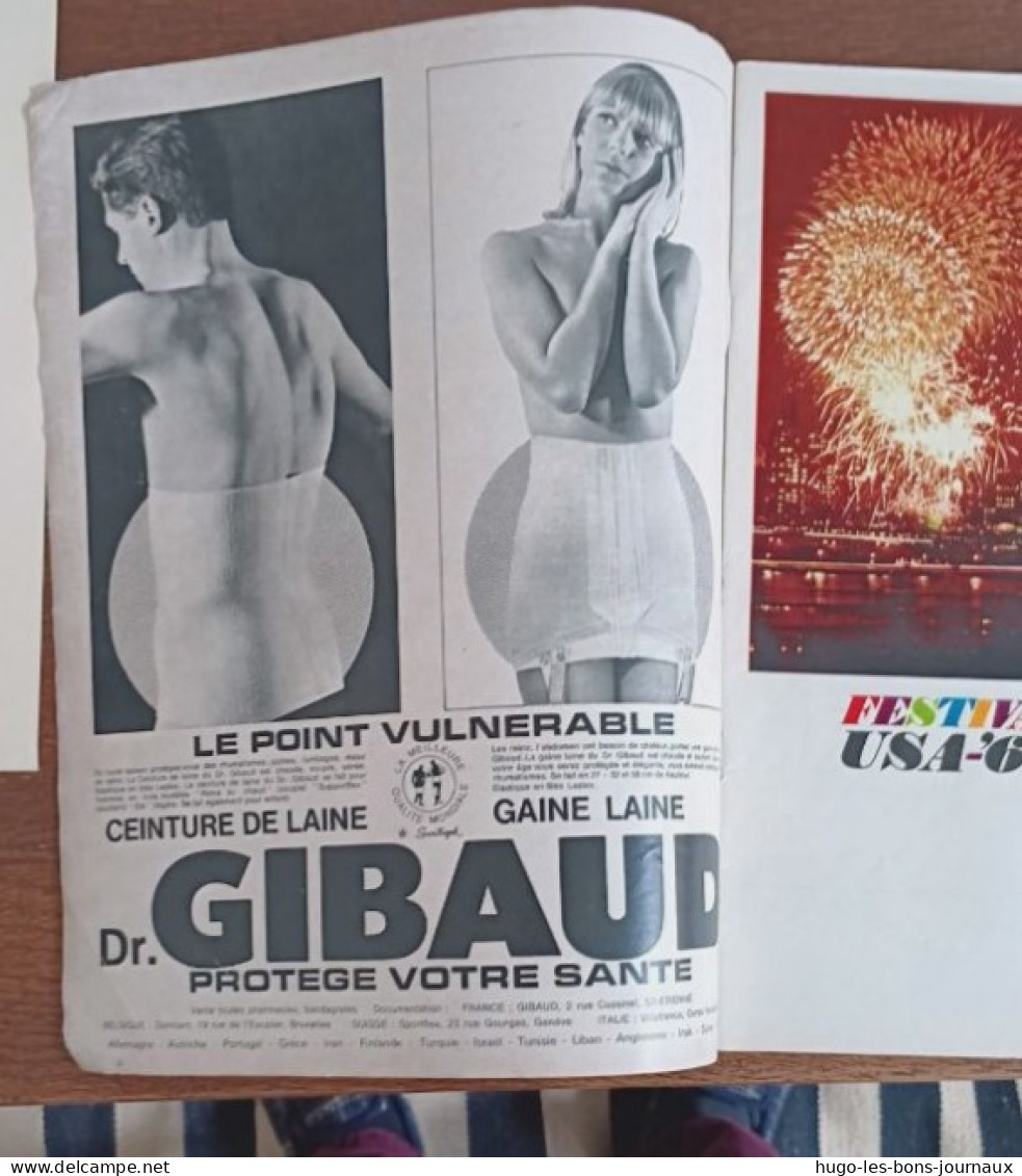 Paris Match N°876_22 Janvier 1966_Une Grande Exclusivité: Toute La Terre Vue De L'espace - People