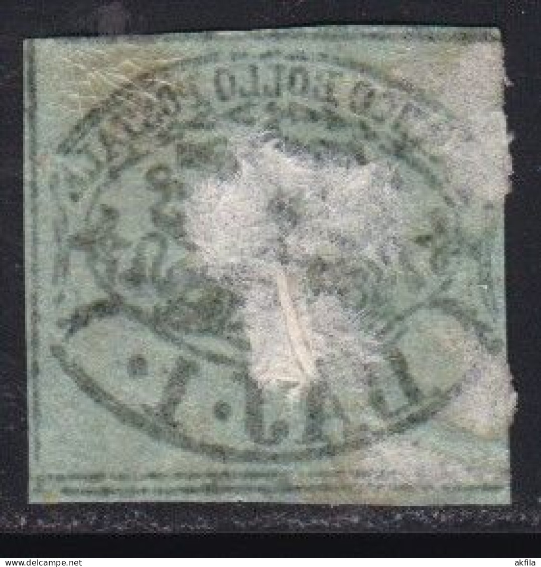 Italy Ecclesiastical State 1852 BAJ 1 Used Michel 2. - Papal States