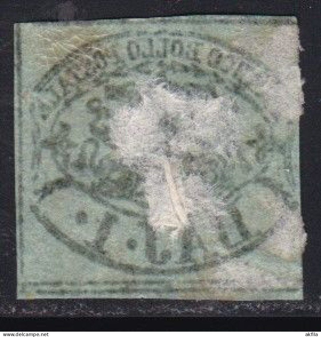 Italy Ecclesiastical State 1852 BAJ 1 Used Michel 2. - Etats Pontificaux