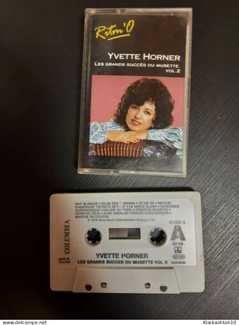 K7 Audio : Yvette Horner - Les Grands Succès Du Musette Vol. 2 - Cassettes Audio