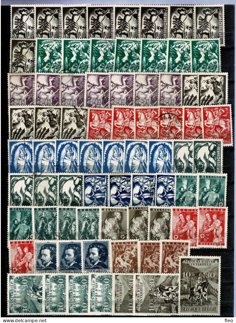 1944 Series 639/640 & 647/652 & 653/658 °-*-**  (75 Timbres) - Gebraucht