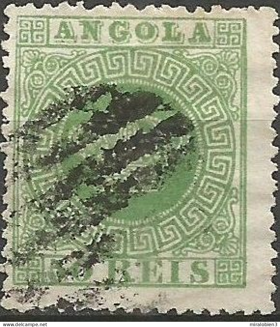 ANGOLA YVERT NUM. 6B USADO DENT. 13 1/2 - Angola