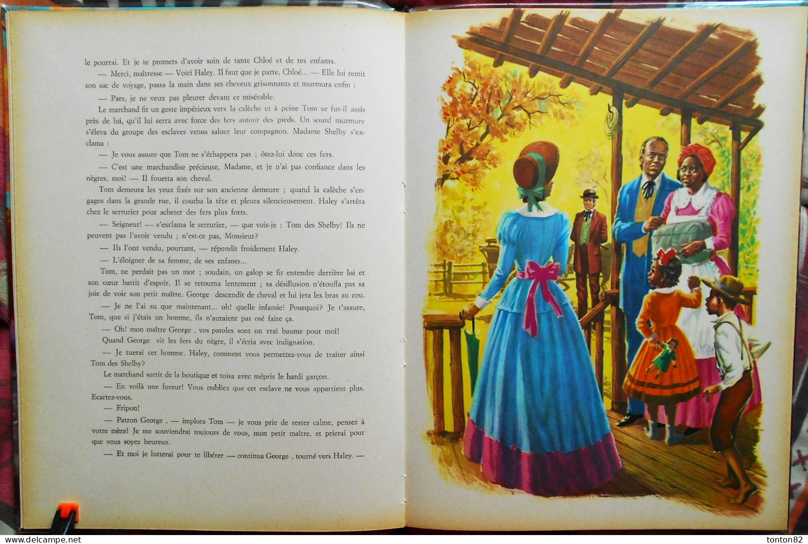 Harriet Beecher Stowe - La case de l'Oncle Tom - Éditions Mondiales DEL DUCA - ( 1964 ) .