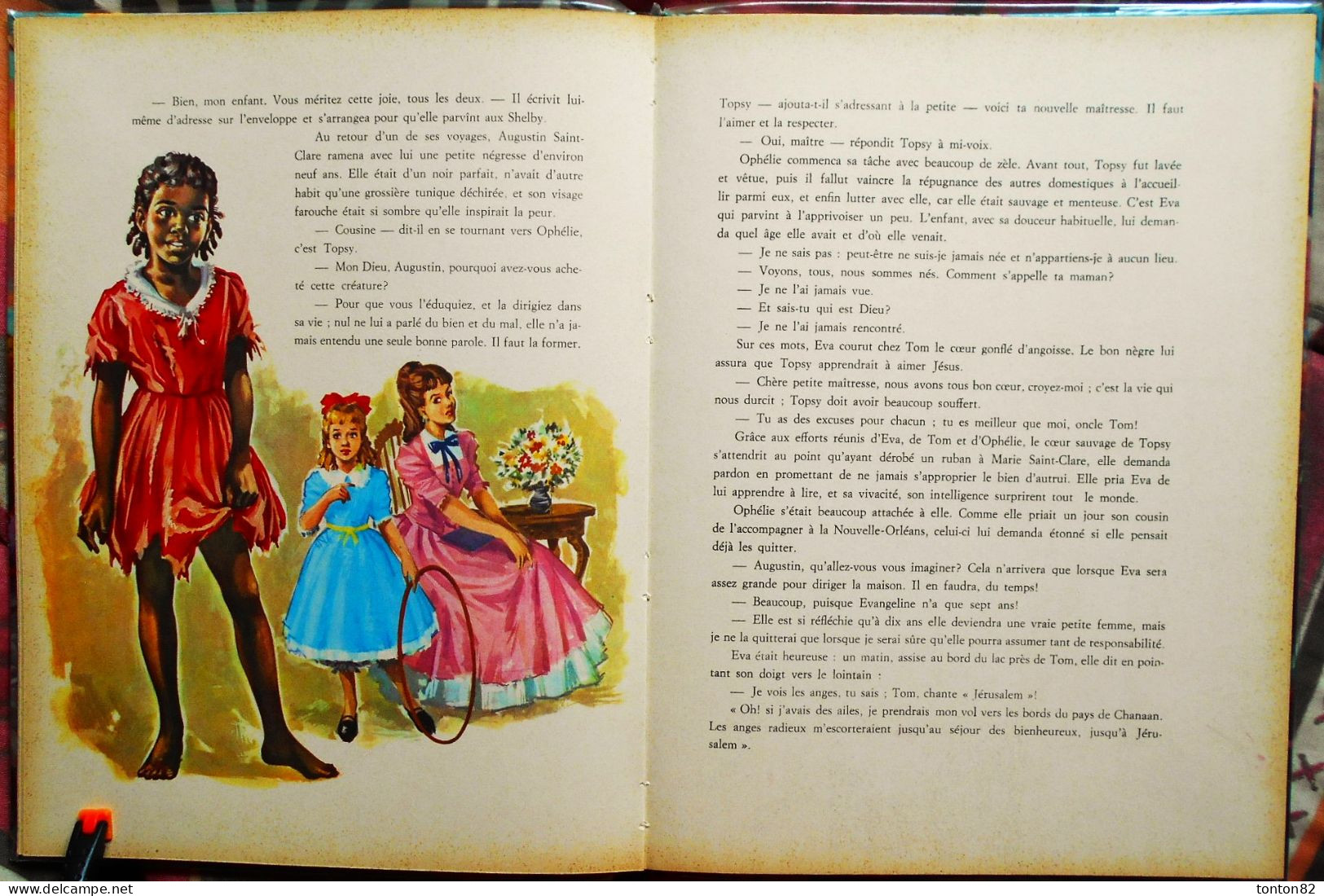 Harriet Beecher Stowe - La case de l'Oncle Tom - Éditions Mondiales DEL DUCA - ( 1964 ) .