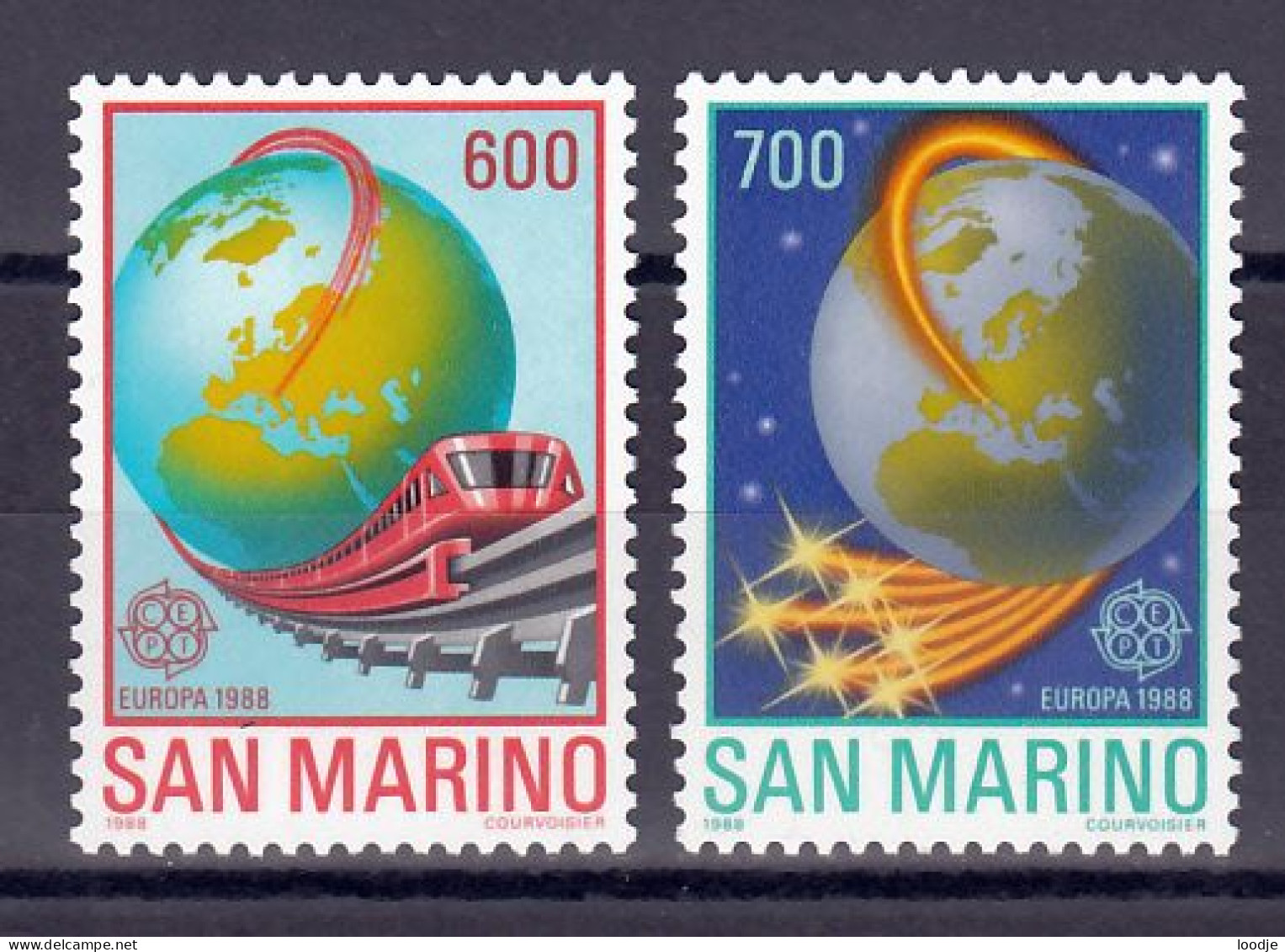 San Marino  Europa Cept 1988 Postfris - 1988
