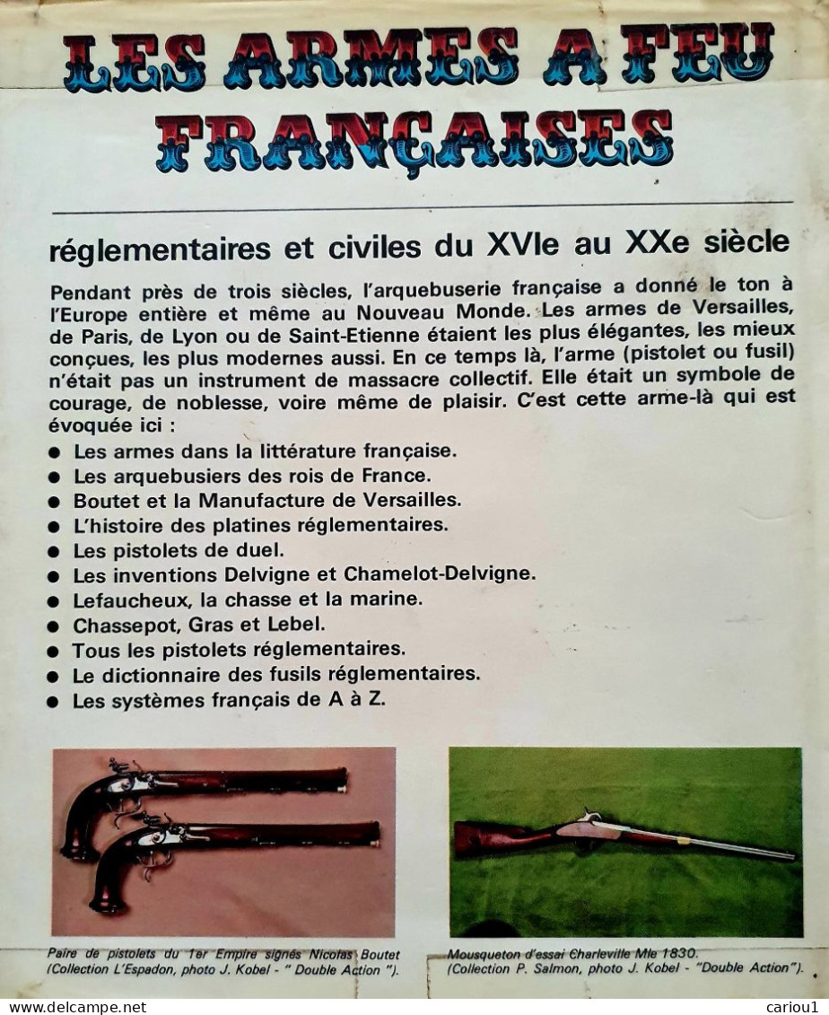 C1 Venner LES ARMES A FEU FRANCAISES Relie ILLUSTRE - Français