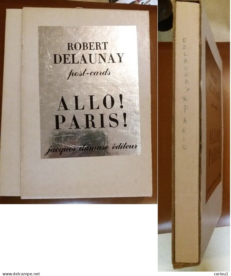 C1 Robert DELAUNAY Post-Cards ALLO PARIS Jacques Damase 1976 Sous Emboitage Port Inclus France - Paris
