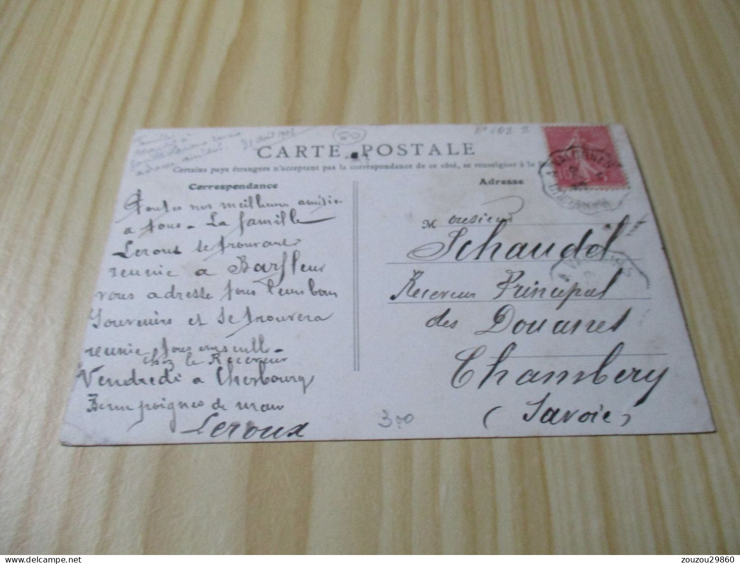 CPA Barfleur (50).Le Port - Carte Datée Du 31/08/1906. - Barfleur