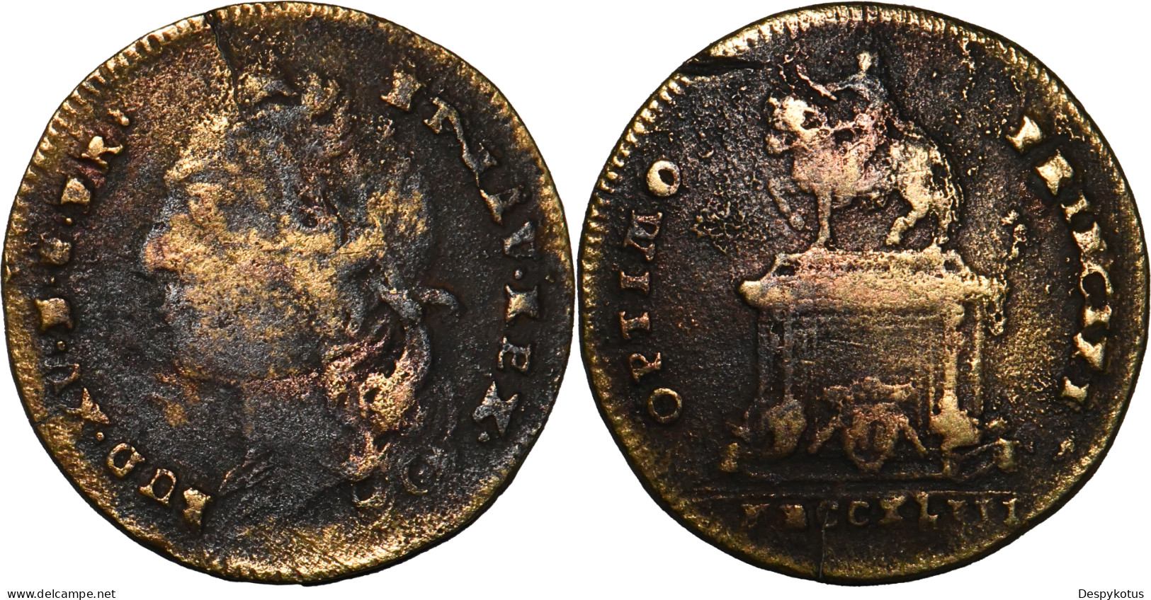 FRANCE - JETON - 1743 - LOUIS XV - OPTIMI PRINCIPI - Feu#9213 - 19-038 - Monarchia / Nobiltà