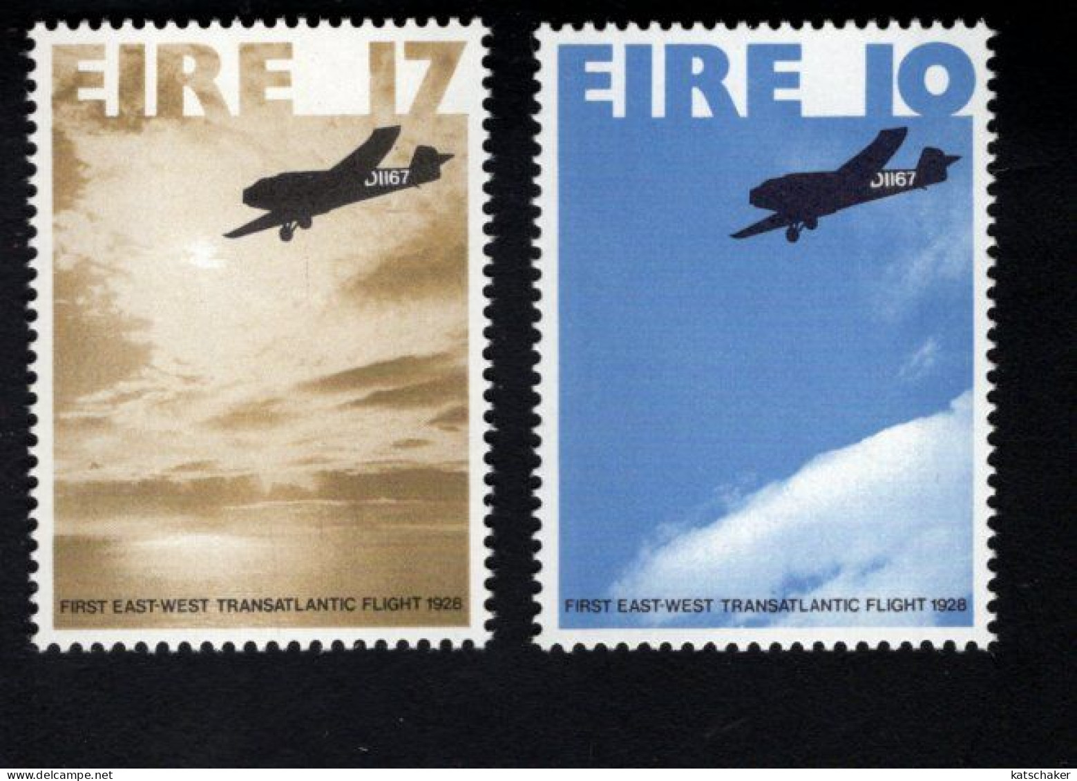 2002468556 1978 SCOTT  426 427  (XX) POSTFRIS  MINT NEVER HINGED - BREMEN JUNKERS MONOPLANE - Neufs