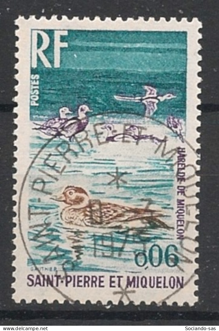 SPM - 1973 - N°YT. 425 - Harelde 6c - Oblitéré / Used - Usados