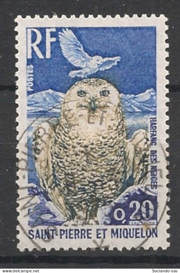 SPM - 1973 - N°YT. 427 - Harfang 20c - Oblitéré / Used - Usati