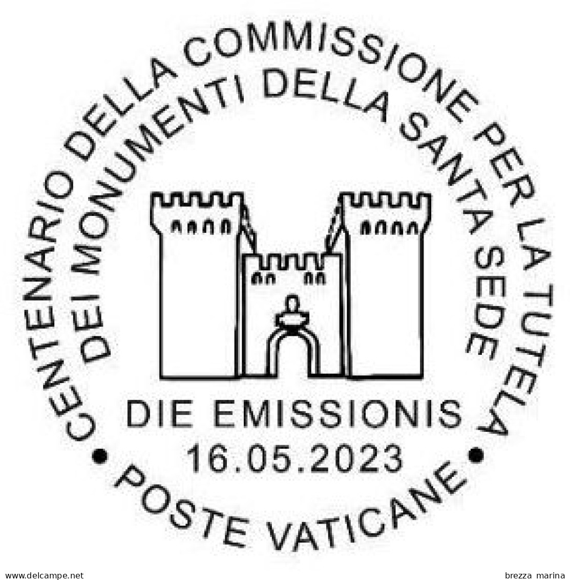 Nuovo - MNH - VATICANO - 2023 - 100 Anni Della Commissione Permanente Per La Tutela Dei Monumenti Storici Ed Artistici D - Blocs & Feuillets