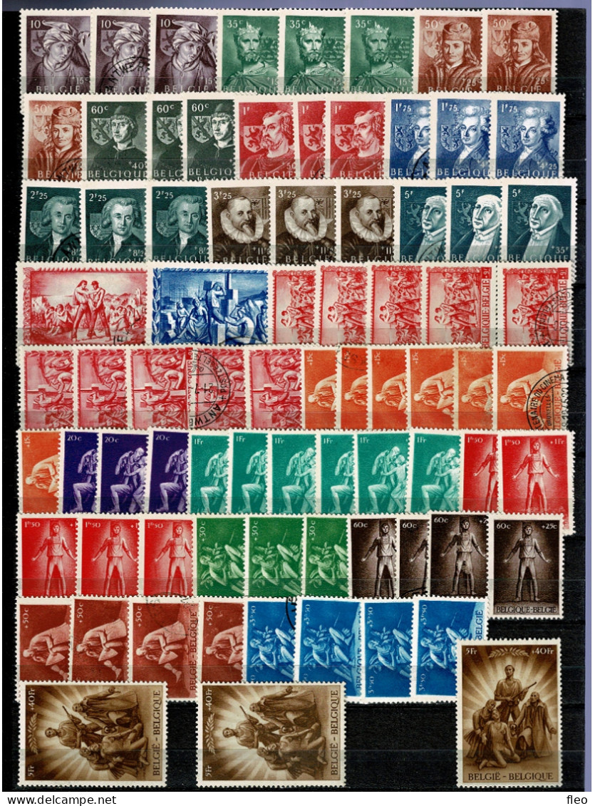 1944 Series 661/669 & 697/698 & 699/700 & 701/709 °-*-**  (78 Timbres) - Used Stamps