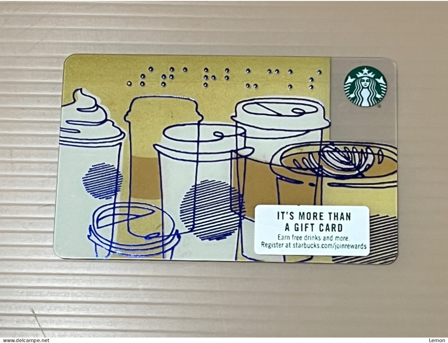 United States USA STARBUCKS Coffee Gift Card, Set Of 1 Used Card - Sonstige & Ohne Zuordnung