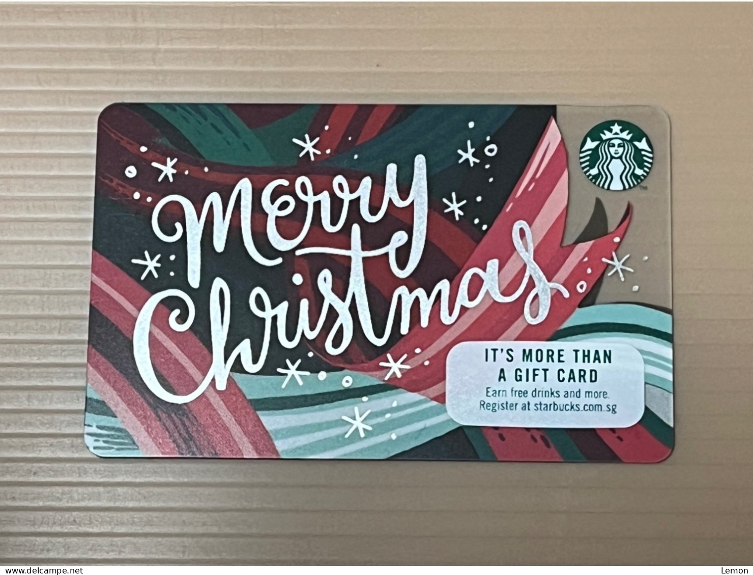 Singapore STARBUCKS Coffee Gift Card, Set Of 1 Used Card - Singapore