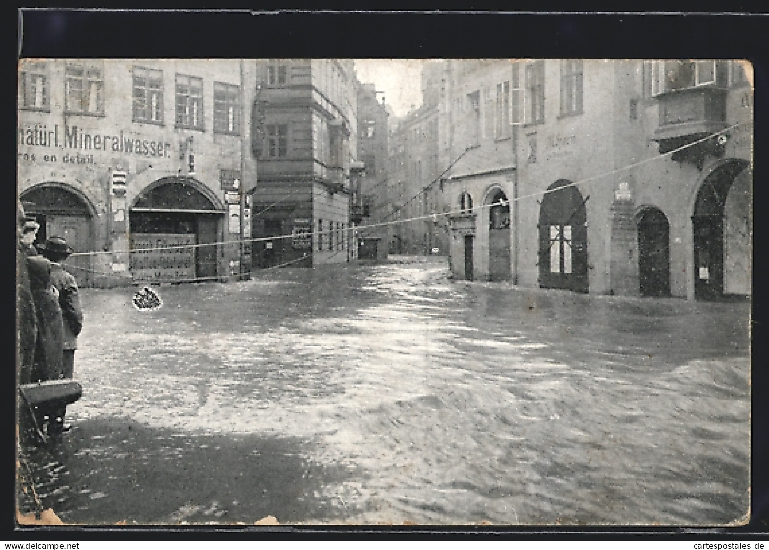 AK Nürnberg, Hochwasser 1909 In Der Taucherstrasse  - Overstromingen