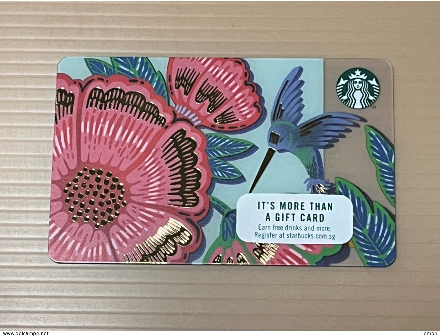 Singapore STARBUCKS Coffee Gift Card, Set Of 1 Used Card - Singapur