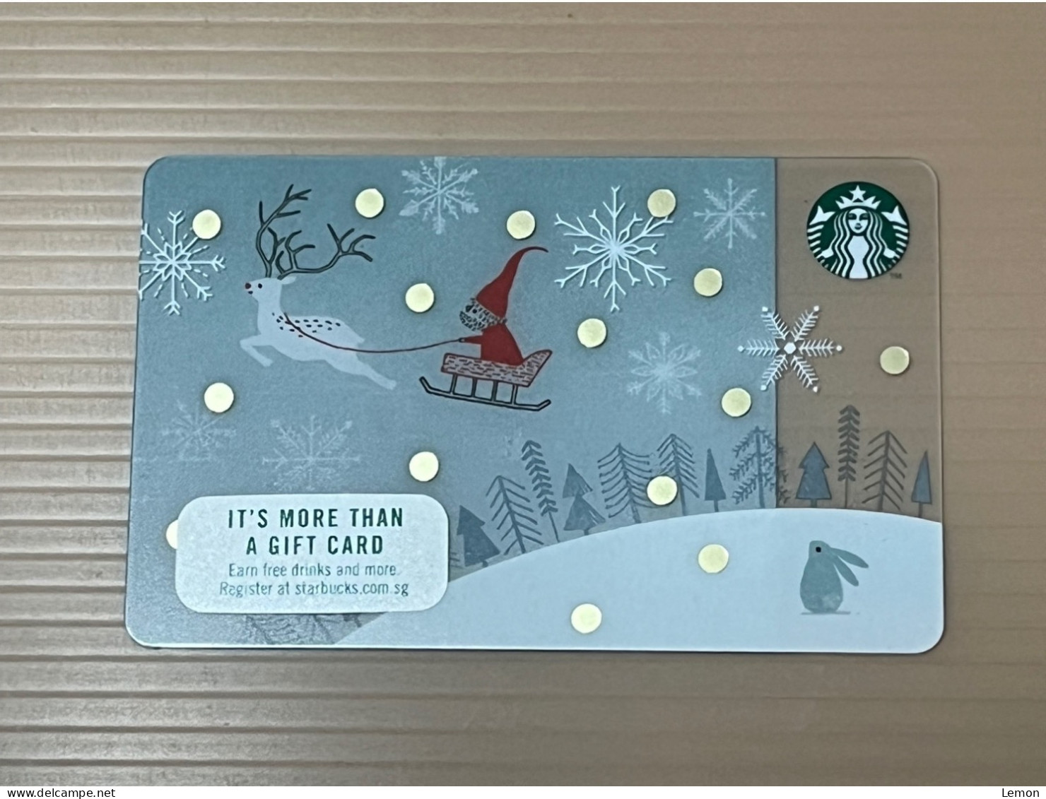 Singapore STARBUCKS Coffee Gift Card, Set Of 1 Used Card - Singapore