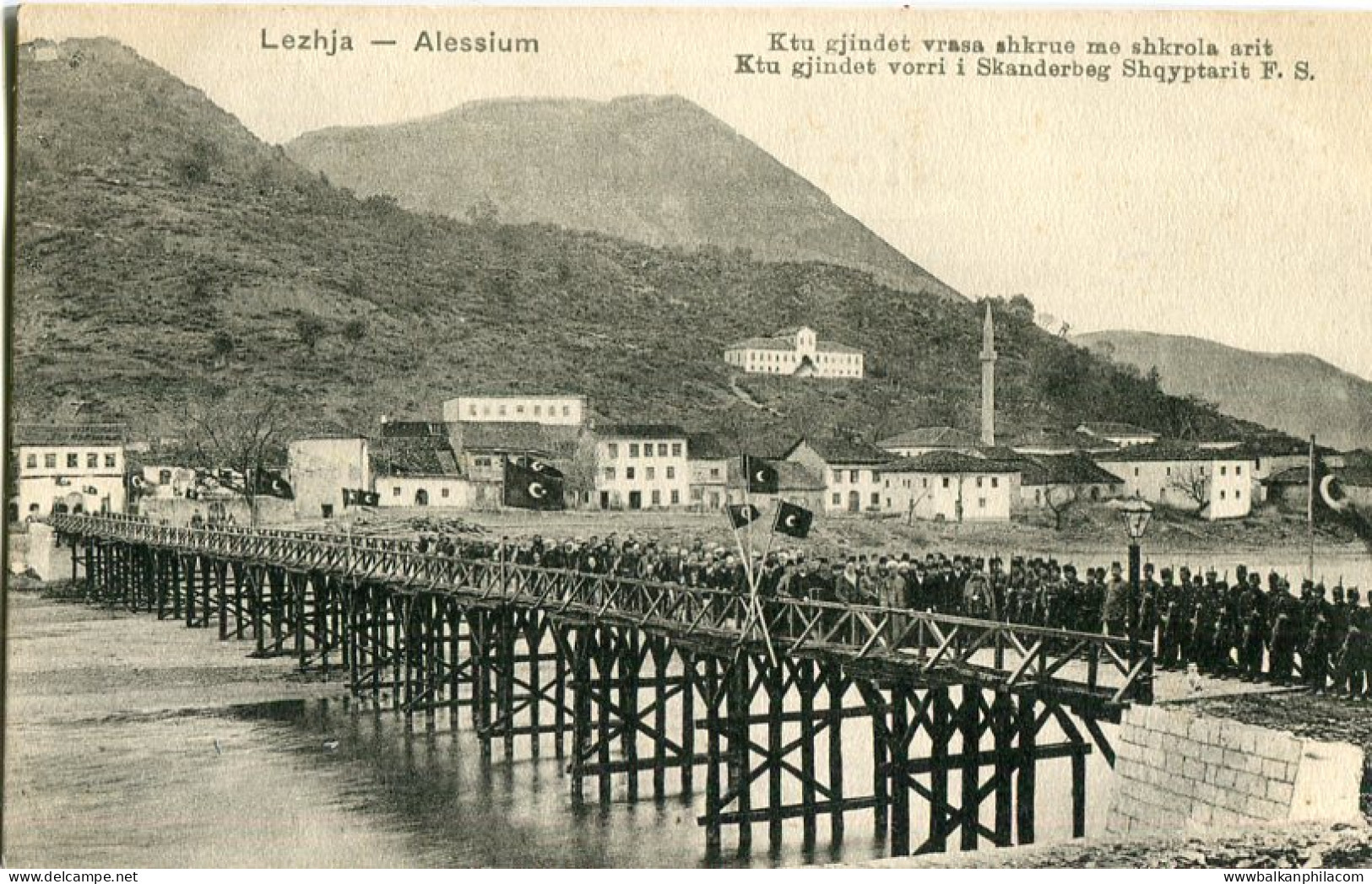 Albania Lezhe Lesh Postcard Ed. Marubi - Albanië