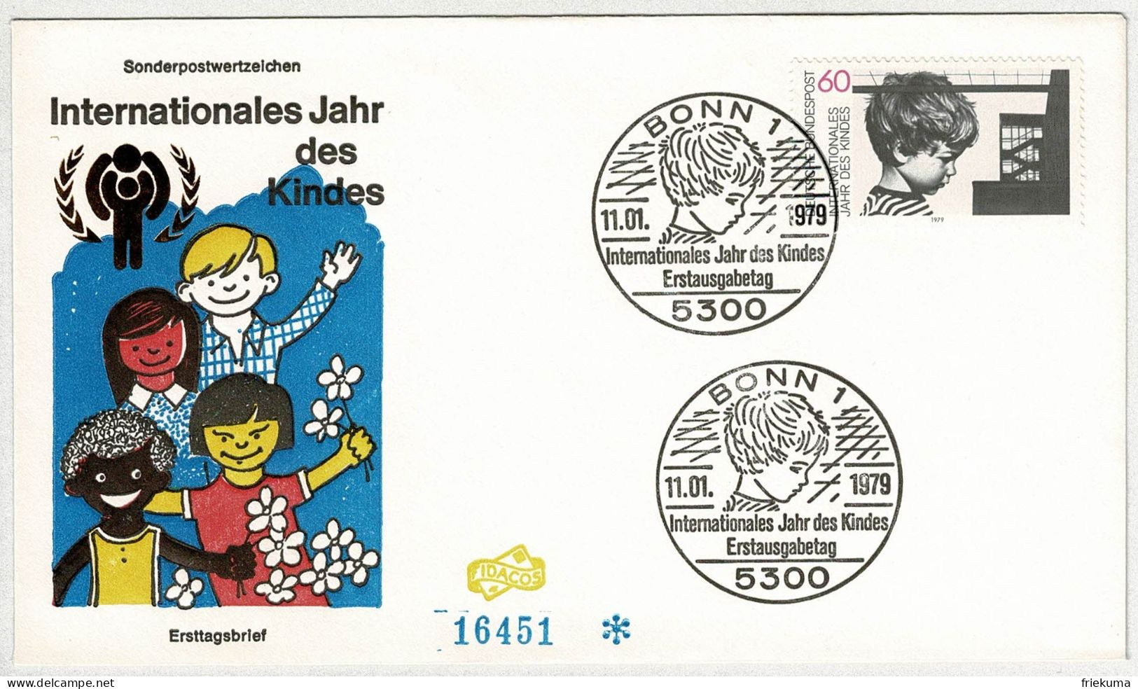 Deutsche Bundespost 1979, FDC Jahr Des Kindes / Année De L'enfant / Year Of The Child - Other & Unclassified