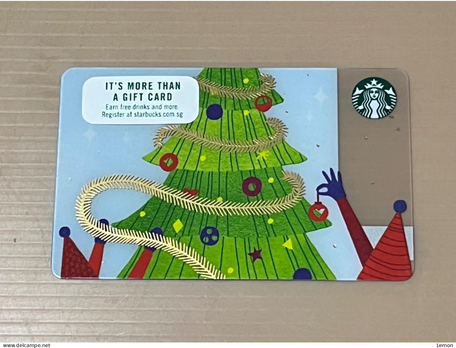 Singapore STARBUCKS Coffee Gift Card, Set Of 1 Used Card - Singapur