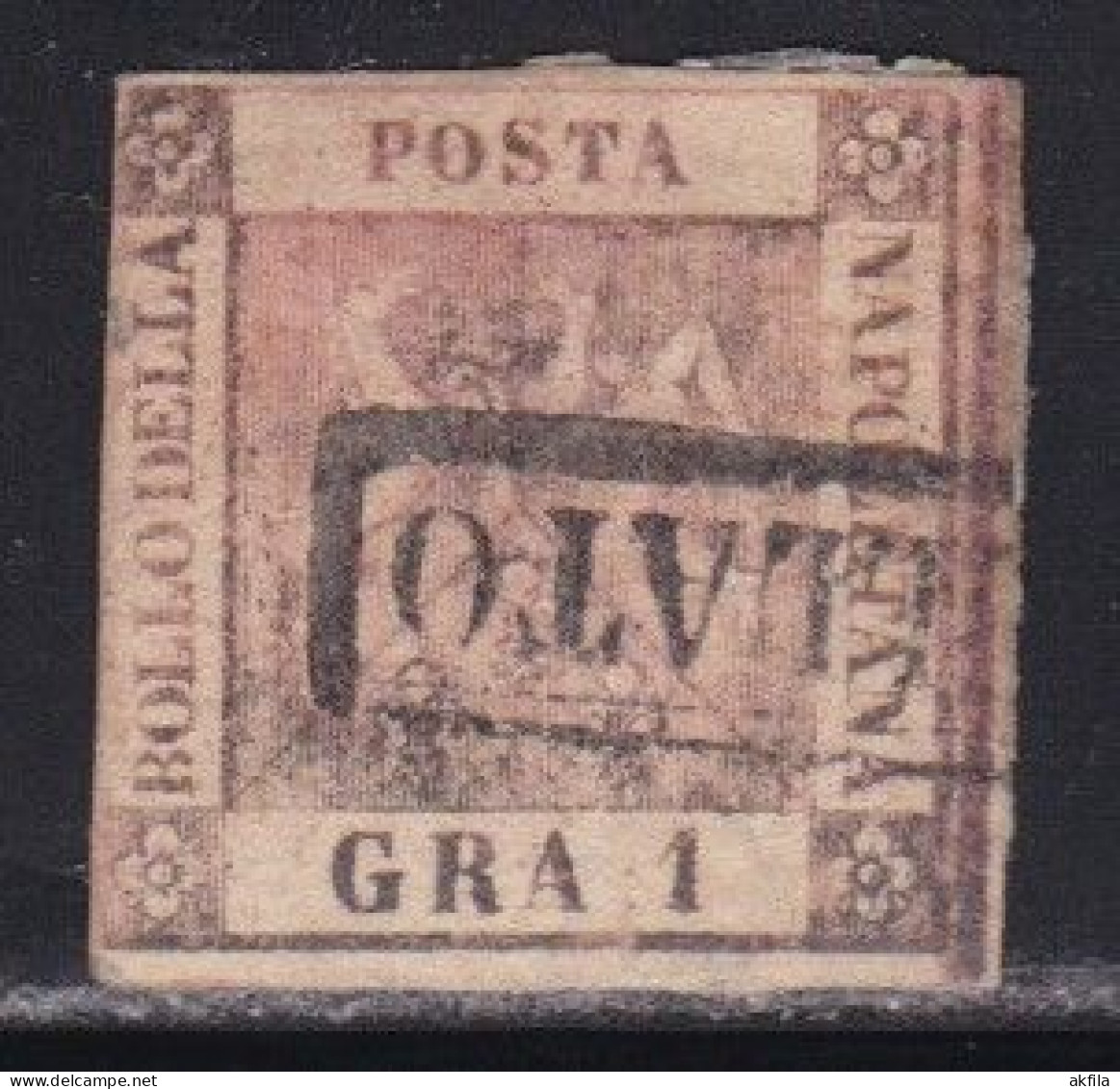 Italy Napoli 1858 1 Gr Used Michel 2. - Neapel