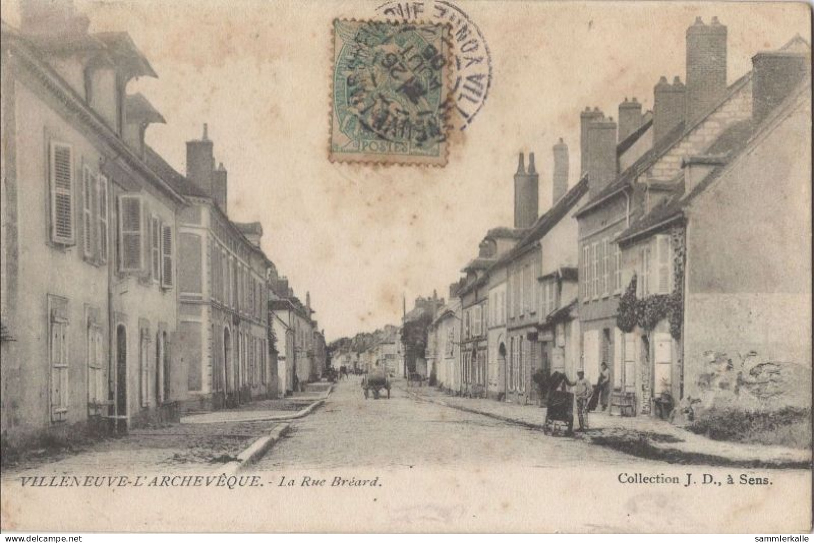133616 - Villeneuve-l’Archevêque - Frankreich - Rue Breard - Villeneuve-l'Archevêque