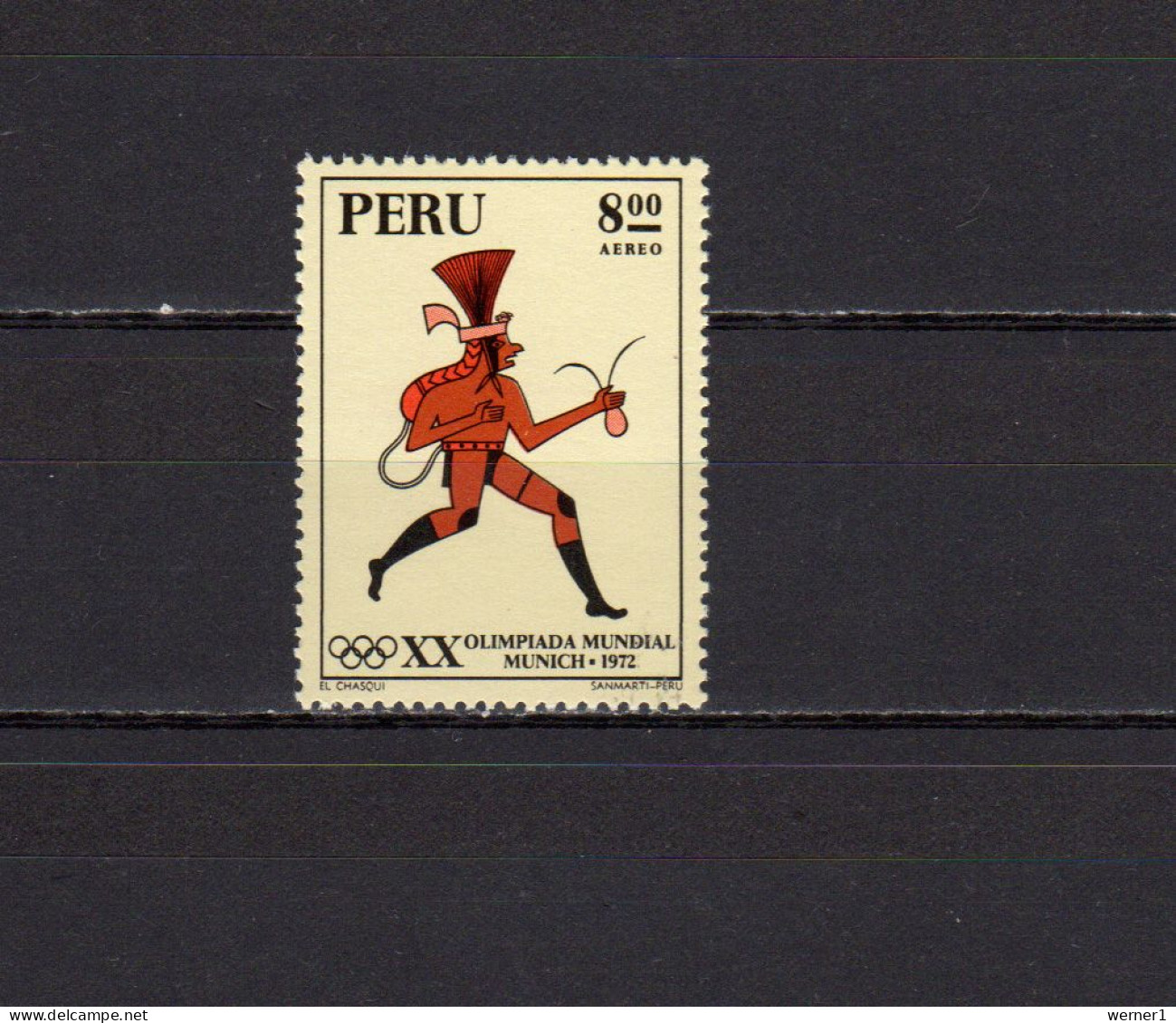 Peru 1972 Olympic Games Munich Stamp MNH - Verano 1972: Munich