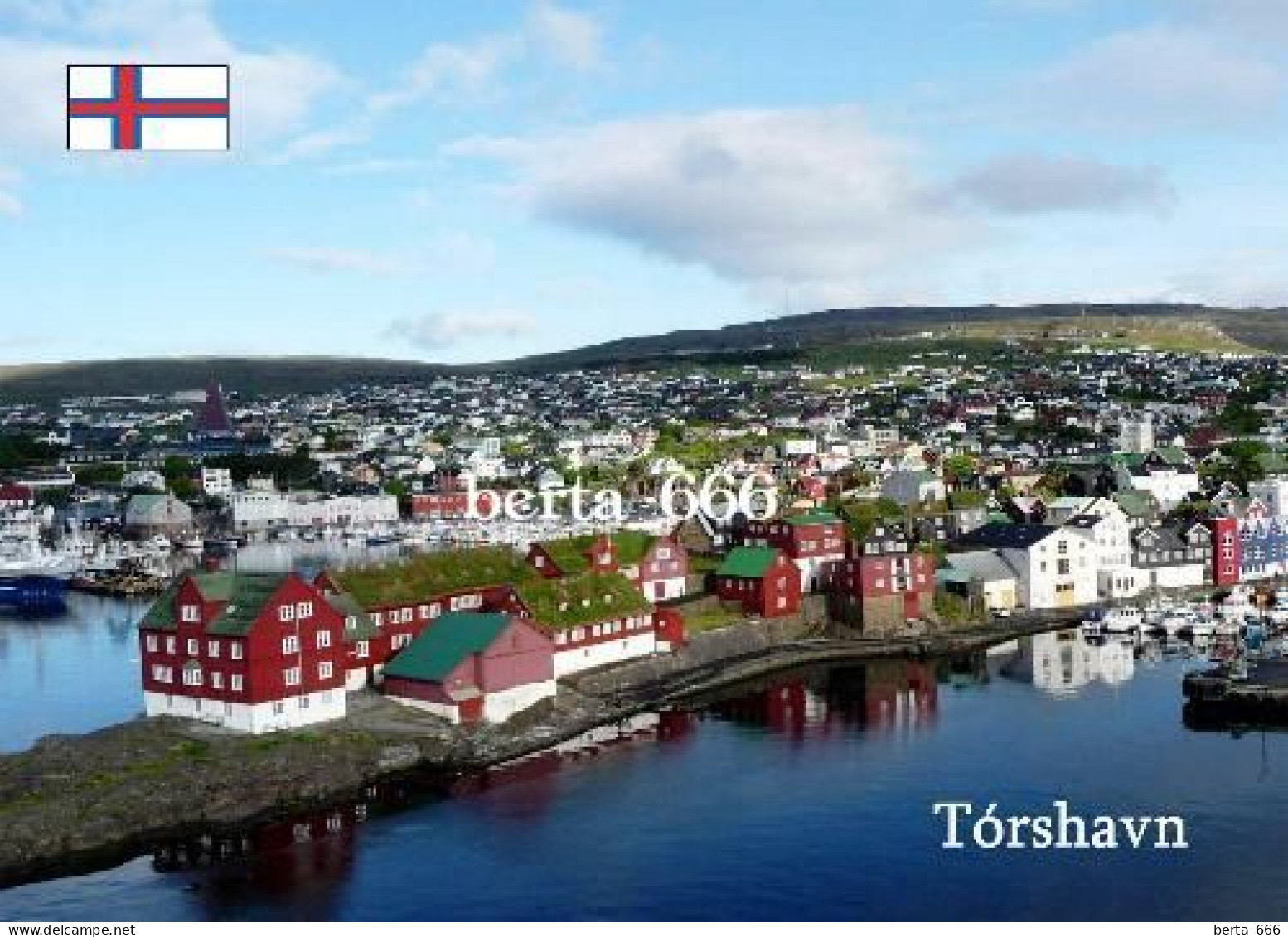 Faroe Islands Torshavn New Postcard - Féroé (Iles)