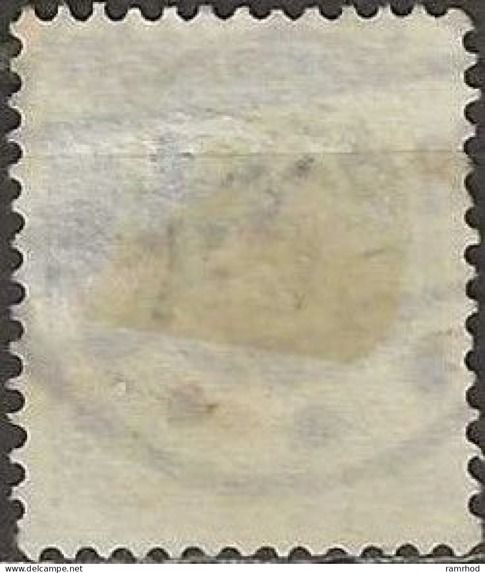 DENMARK 1875 Numeral - 25ore - Green And Grey FU - Usado
