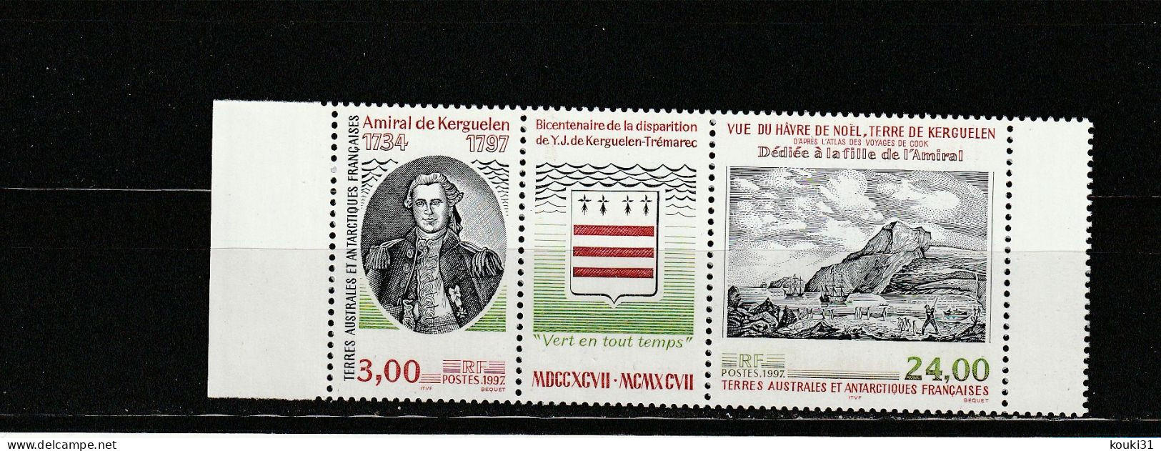 TAAF YT 222A ** : Amiral De Kerguelen-Trémarec - 1997 - Unused Stamps