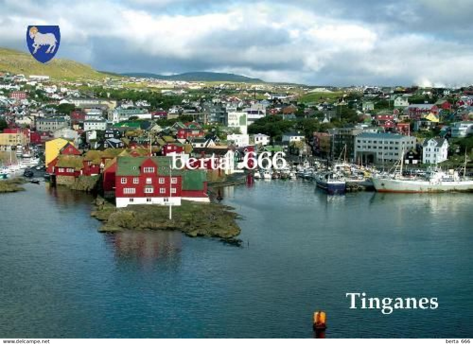 Faroe Islands Torshavn Tinganes New Postcard - Faeröer