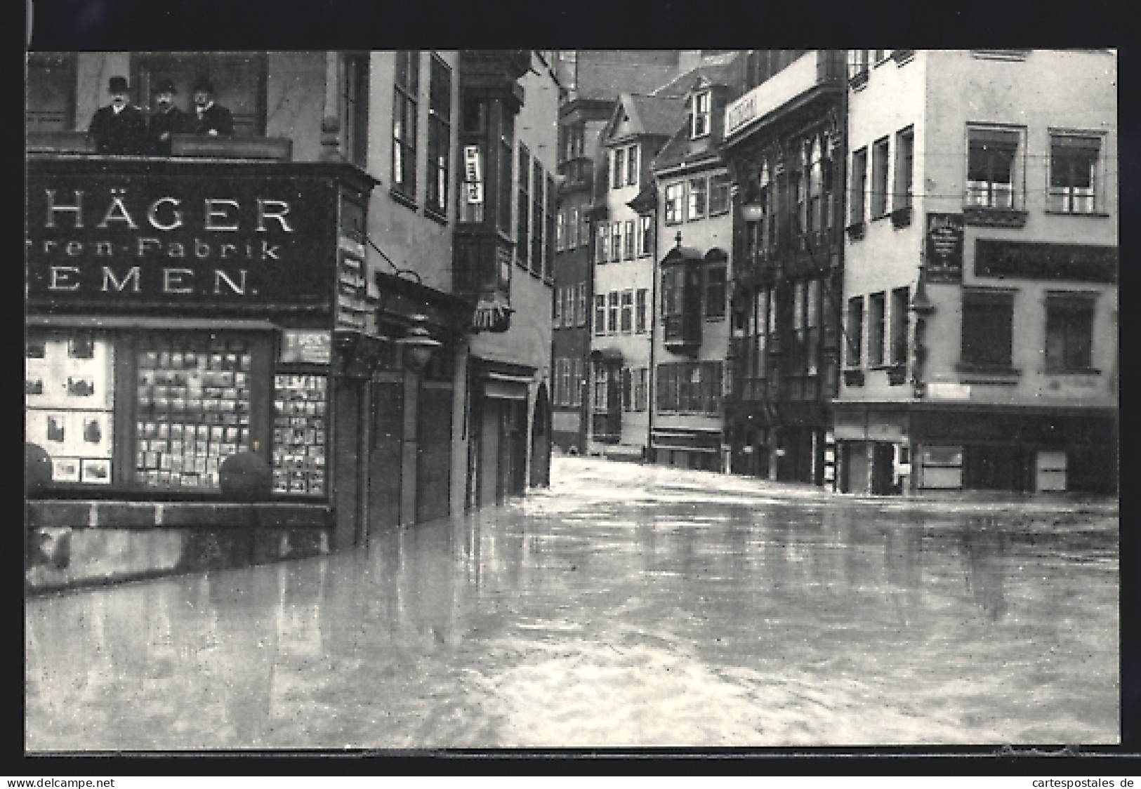 AK Nürnberg, Hochwasser-Katastrophe 1909 Mit Plobenhofstrasse  - Inondations