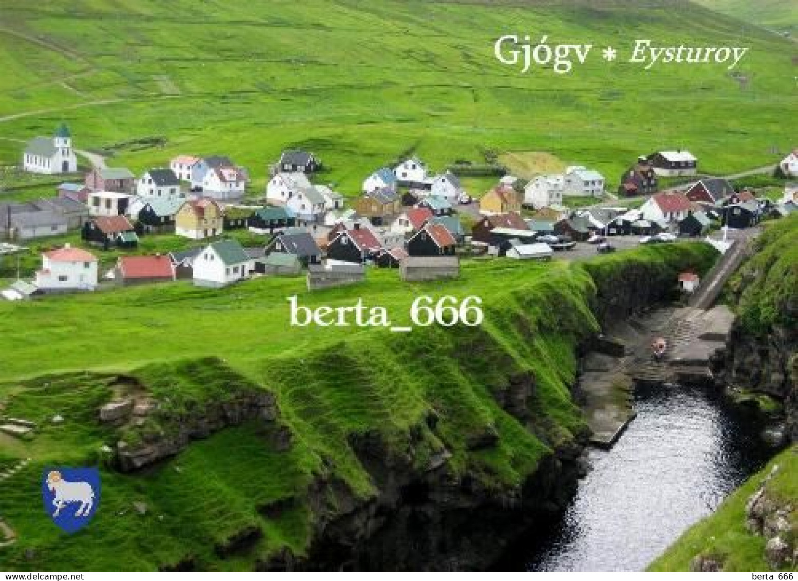 Faroe Islands Eysturoy Gjogv New Postcard - Färöer